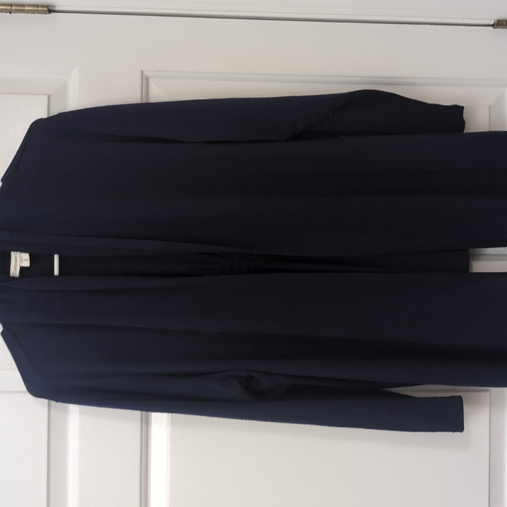 Coldwater Creek Navy Open Sweater Cardigan 1X